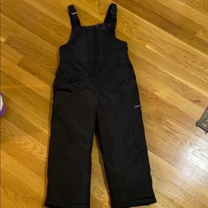 Black kids snow pants